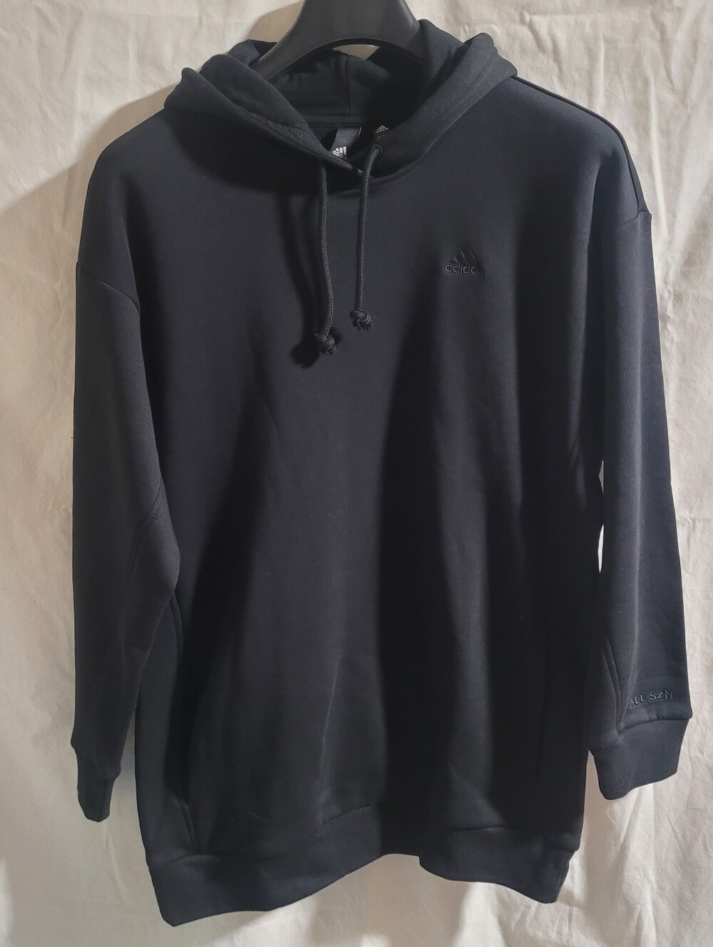 Adidas Womens ALL SZN Black Pullover Hoodie